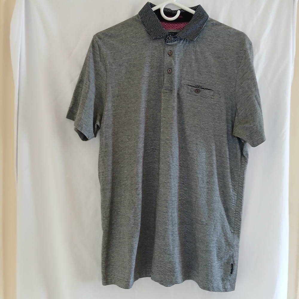 Ted Baker London Striped Polo Shirt